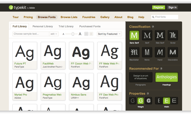 Fonts are one of the most powerful tools in a web designer's toolkit. They do far more than just display text, they communicate